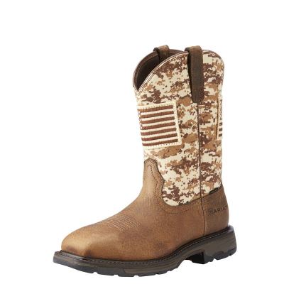 Ariat WorkHog - Werkschoenen Bruin / Camo Heren - 39102-435